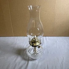 LampLight Farms Vintage Oil Lamp Clear Glass Chimney - Damaged Burner