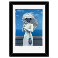 Rene Magritte 1898-1967 (After), "La Grande Guerre" Framed Limited Edition Litho