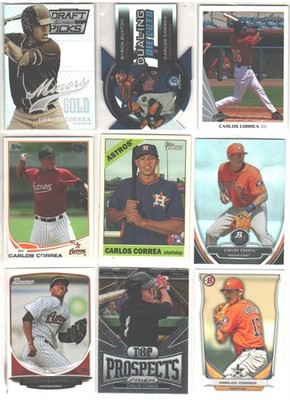    Carlos Correa Pick Your Favorite (Drop Down) Rookie RC Refractor Die-Cut