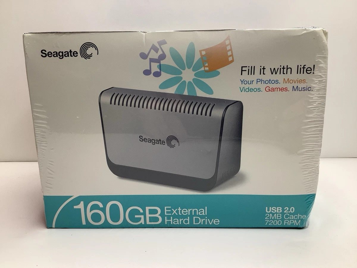 Seagate External Hard Disk Drives 160 GB Storage Capacity for sale