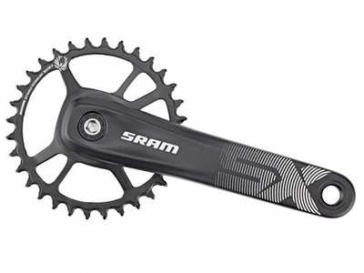 Kurbelgarnitur 170 mm Schwarz Sram SX Eagle PowerSpline Crankset 1x11/12 Speed