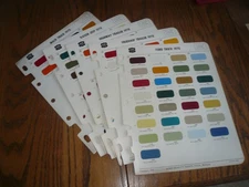 1970 Ford Fruehauf International Kaiser Jeep Kenworth Mack ACME Paint Samples