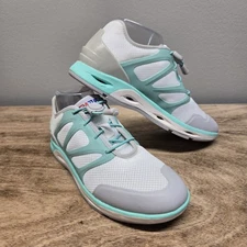 XTRATUF Sneakers Women 8 Green/White Spindrift Drainable Fishing Shoes NEW