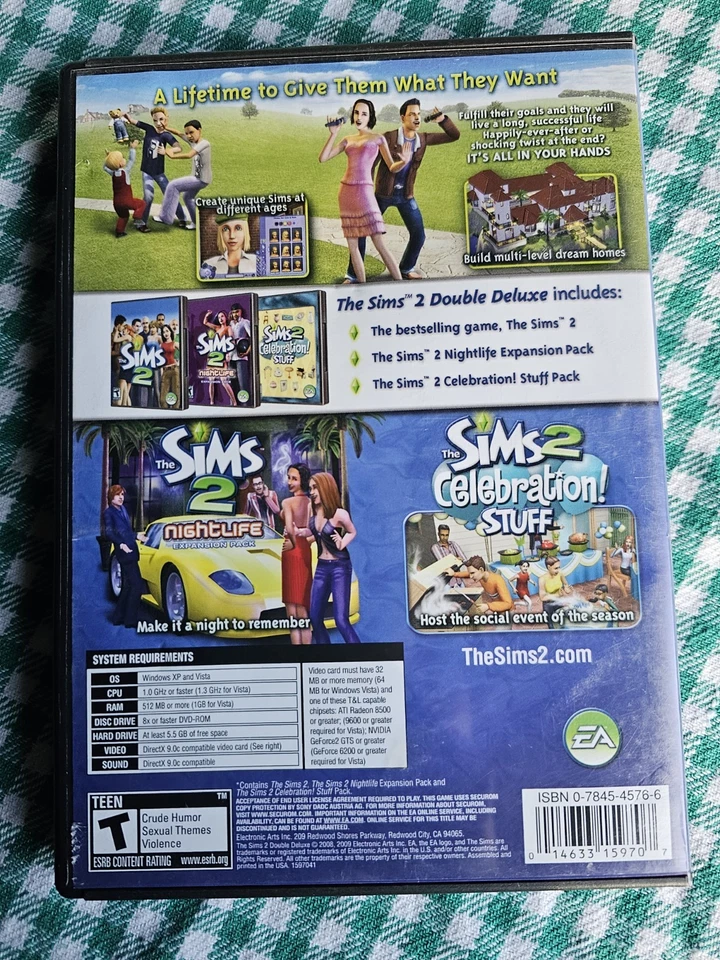 The Sims-2 Double Deluxe- 3 Great Games- PC - Image 2 of 4