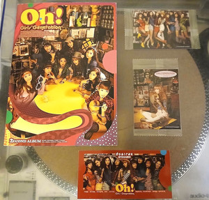 Girls' Generation Oh! CD + Jessica Jung & OT9 Group 7-11 Photocards SNSD Album
