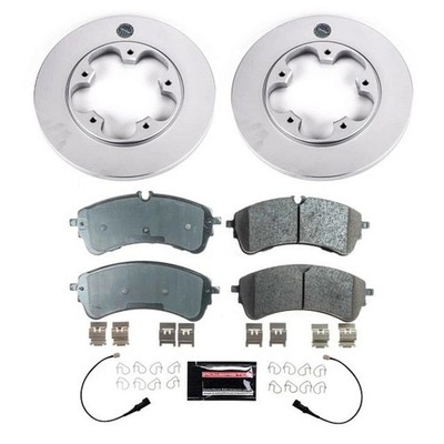 Powerstop Rear 308mm Discs & Pads & Sensor Kit for 2021-2024 Transit 150 250 350