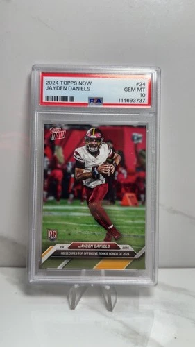 2024 Jayden Daniels Topps Now #24 PSA 10 RC