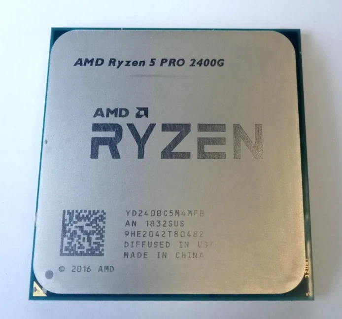 Computer AMD Ryzen 5 2400G Processor Model Core Processors for