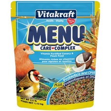 Premium Canary and Finch Food Vitamin-Fortified Daily Diet for Small Pet Birds