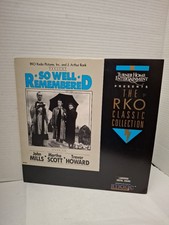 SO WELL REMEMBERED 1947, Laserdisc LD  RKO CLASSIC