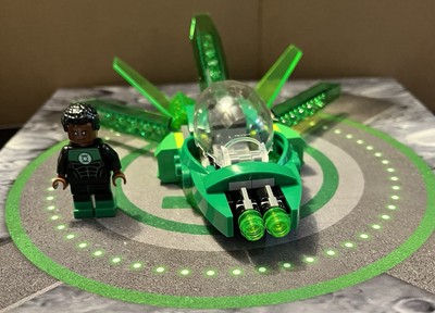 LEGO DC Superheroes - Rare - Green Lantern - John Stewart And Spaceship - New