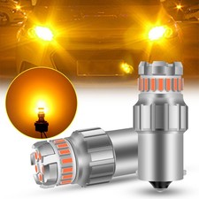 2Pcs 382 P21W 1156 BA15S Led Indicator Amber Light Bulbs Signal Car Bulb 12v