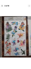 Vintage Lot Tatouage Dry Easy Rub Transfers Carolyn Yovan Wall Mural Decor Art