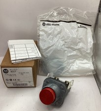 Allen-Bradley CAT# 800T-B6D2 Extended Head RED 1 NC Push Button TYPE 4, 13