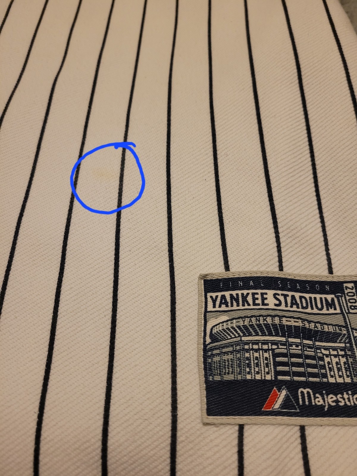 Mickey Mantle 150 of 1000 MAJESTIC 2008 YANKEE FINAL SEASON JERSEY. LIM. EDITION