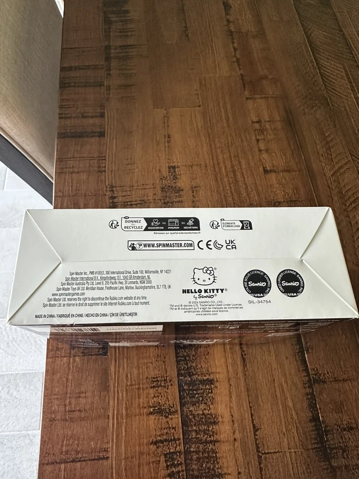 Official RUBIKS CUBE Hello Kitty Cube to Solve And Plush! NIB! - Image 4 of 4