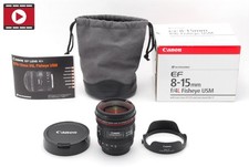    BOXED TESED TOP MINT Canon EF 8-15mm f4 L Fisheye USM Lens w/Hood JAPAN