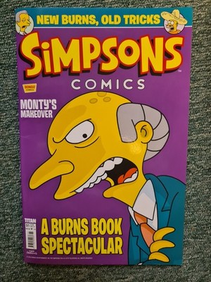 Simpsons comic November 2025 Issue 91 A Burns Book Spectacular LAST COPY