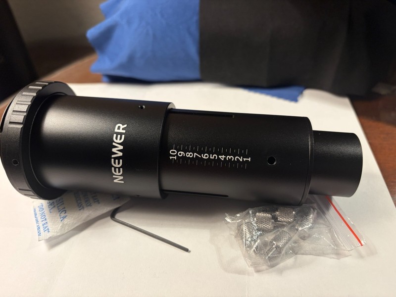 Brand New-NEEWER LS-T5 1.25” Variable Telescope Camera Adapter Canon DSLR