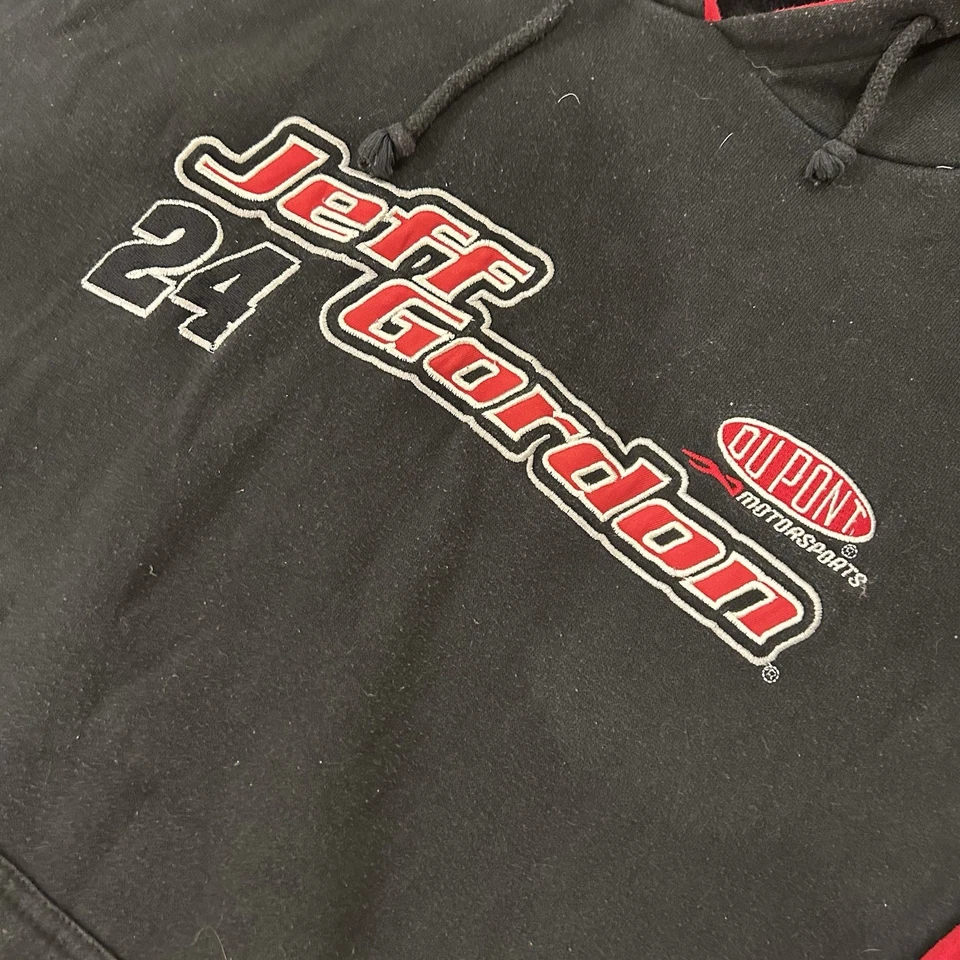 Толстовка с капюшоном Jeff Gordan Winner's Circle Nascar - красно-черная мужская размер XL - Изображение 4 из 4