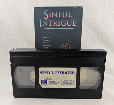 Sinful Intrigue BECKIE MULLEN, GRIFFEN DREW, PIA REYES  VHS, 1995