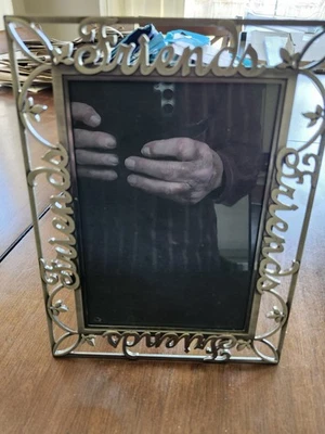 'Friends' Photo Picture Silver Metal Frame 9"x7" - image 1 of 4
