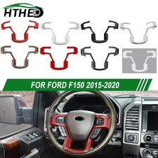 Car Steering Wheel Trim Decoration Cover Kit For Ford F150 2015-2020 Accessories