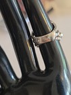 Vintage Artisan Sterling Silver 925 Onyx 6 Stone  Ring  Statement Sz 5 READ — photo 4