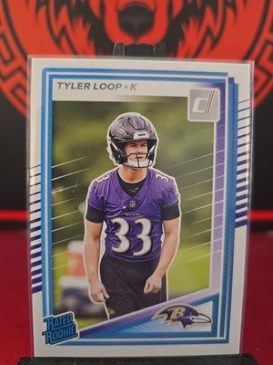 2025 Donruss Football #382 Tyler Loop RC- Baltimore Ravens 