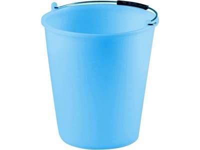 Kübel Polyäthylen Stef ohne Rand 18 Liter Hellblau Stefanplast