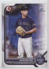 2022 Bowman Draft Jackson Cox #BD-174 5zu