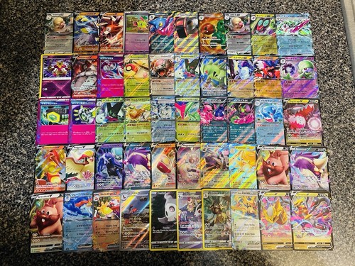 Pokémon Card Bundle – 50 Cards Including 10 Shinies + 1 Ultra Rare Guaranteed! – Used/Near Mint