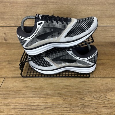 Brooks Damenschuhe Größe UK 6 Revel Running Mesh schwarz weiß Mesh Turnschuhe
