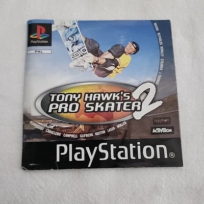Tony Hawk's Pro Skater 2 PS1 Playstation One MANUAL ONLY Free Postage - Image 1 of 4