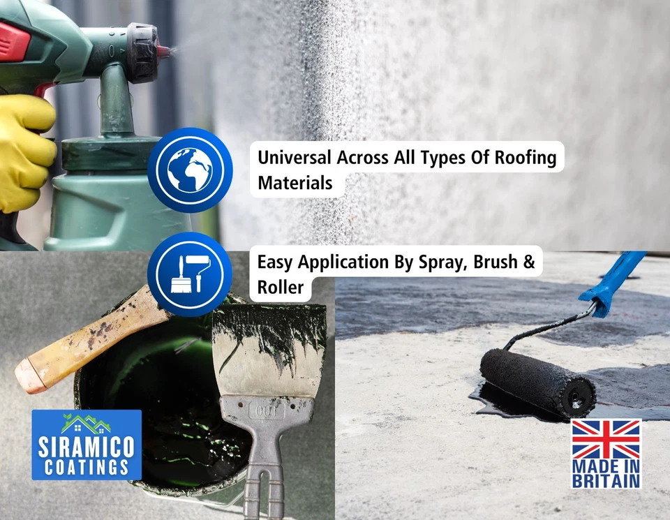 Roof Paint Instant Repair Sealer I Grey 2.5 Litre I Instant Waterproofing - Image 4 of 4