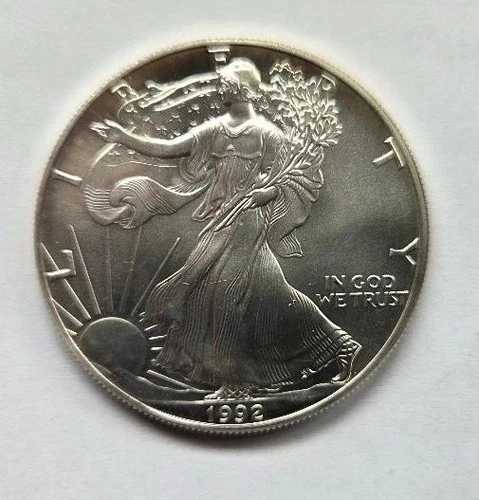 1992 AMERICAN EAGLE DOLLAR - BU