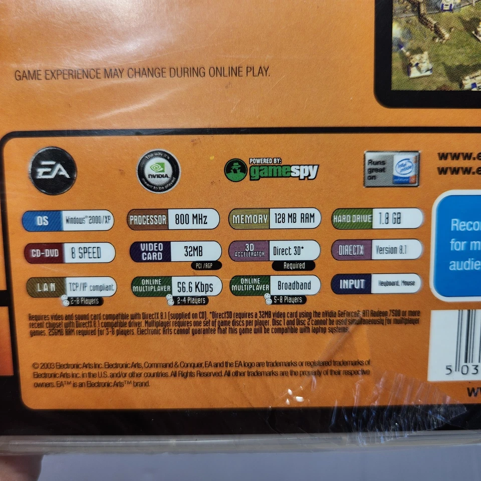 Command & Conquer Generals PC Game CD-Rom BRAND NEW SEALED - Image 4 of 4