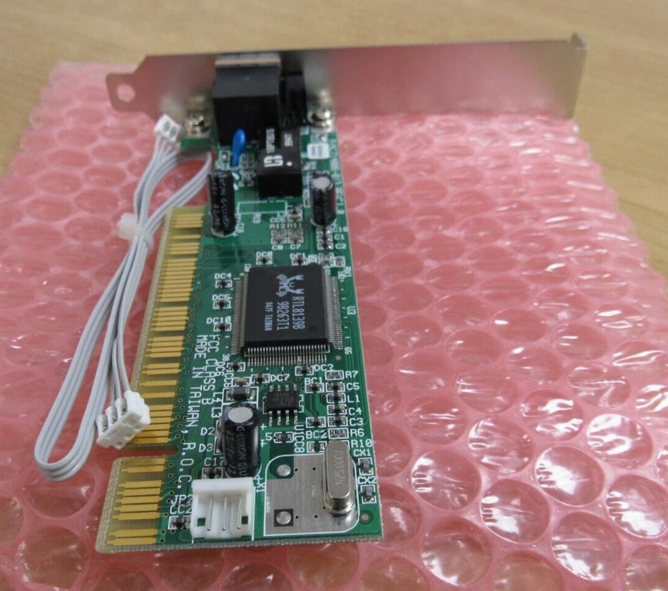 8x PCI-32 Realtek RTL8139B 10/100M 10/100Mbps RJ45 Ethernet Network LAN Card - Image 3 of 4