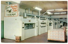 c1970 PC: Interior of Old Fashion Claxton Fruit Cake Bakery Factory – Claxton GA