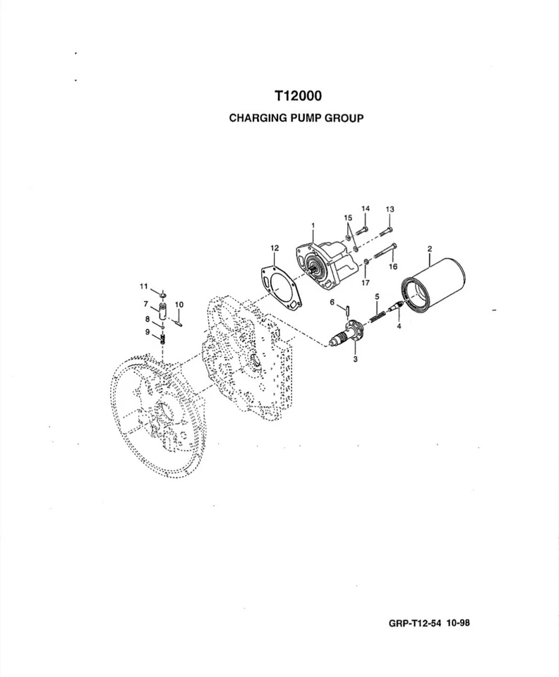 8I4458 246495 CHARGING PUMP, TRANSMISSION DANA SPICER T12000 Series - Image 3 of 3