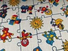 vintage Fabric Raggedy Ann Andy and Toy 80s