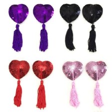Ladies Stickers Women Sequin Tassel Breast Bra Nipple Cover Chest Sticker