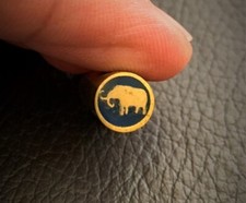 Handmade Elephant Mosaic Pin-Brass-Axe-Razor Handle Making-Supplies-PP8