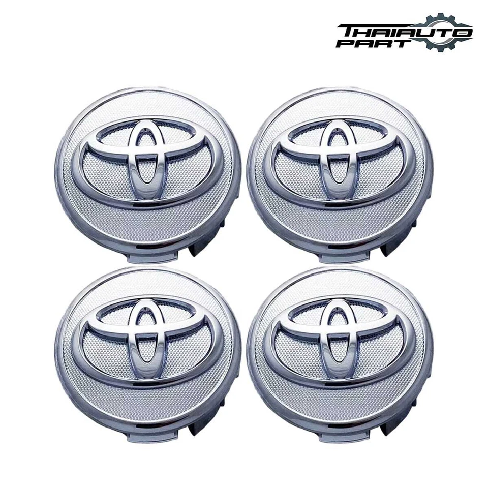 Tapacubos tapacubos central rueda 4 piezas para Toyota Prius Yaris Vios Corolla Foto 2 de 4