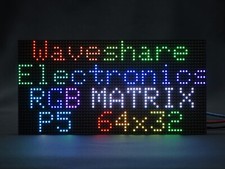 Waveshare Rgb Full-color Led Matrix Panel 5mm Pitch 6432 Adjustable Brightness Waveshare Rgb Full-color Led Matrix Panel 5mm Pitch 6432 Adjustable Brightness