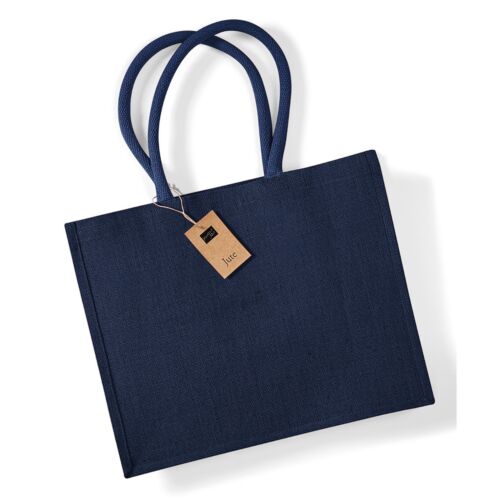 Classic Jute Shopper Bag Hessian Burlap Reusable Woven Tote Shopping Carrier - Picture 14 of 57