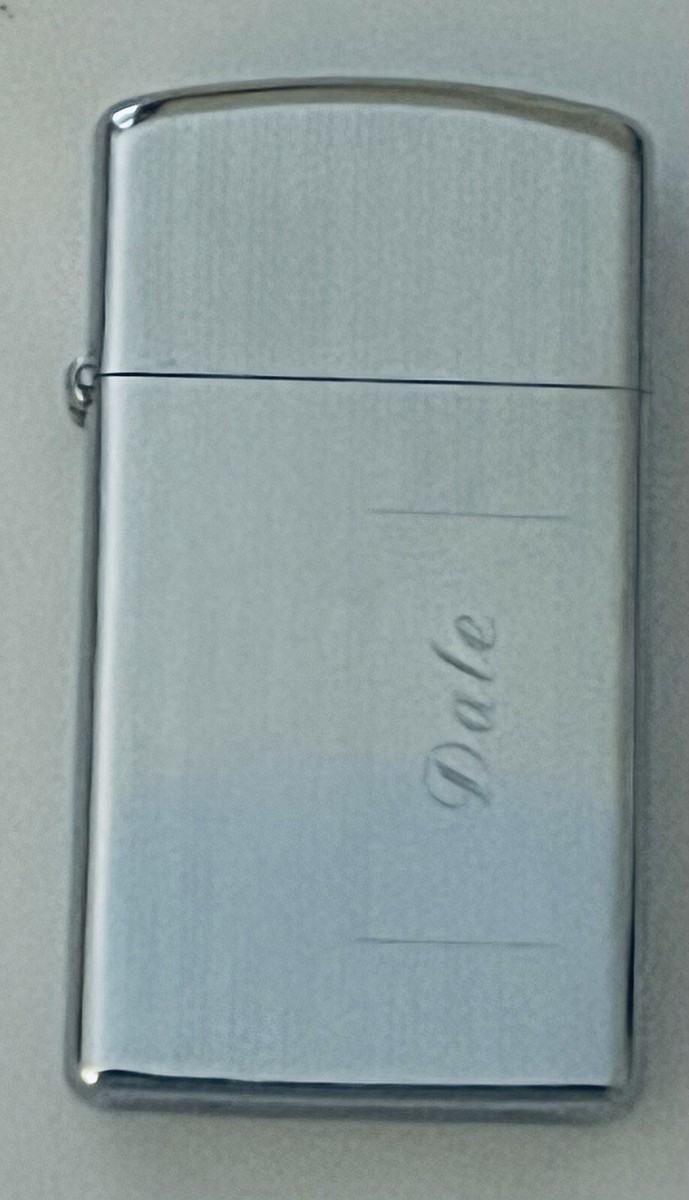 1978 Vintage Unfired Engraved Slim Zippo Lighter With Box | eBay