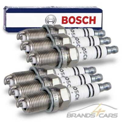 6x BOSCH ZÜNDKERZE ZÜNDKERZEN FÜR AUDI A6 4A C4 2.6 2.8 4B C5 2.4 2.8 3.0 