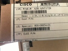 New Cisco Aironet AIR-ANT1728 2.4GHz 5.2dBi RP-TNC Omni We buy and sell Cisco 