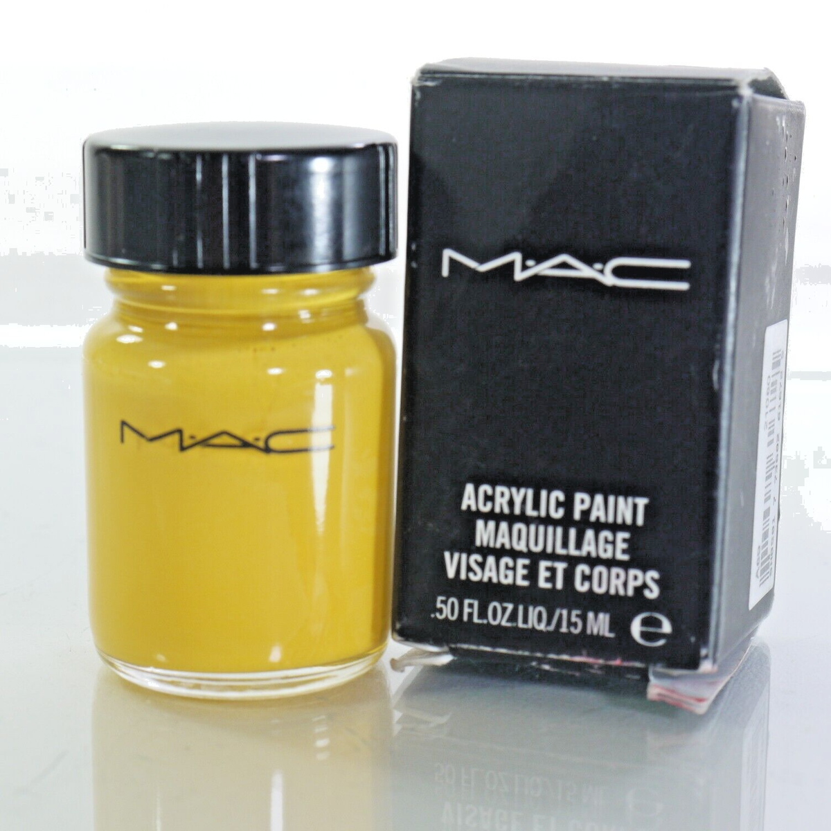MAC Cosmetics Acrylic Paint -Primary Yellow-Brand New In Box-FULL